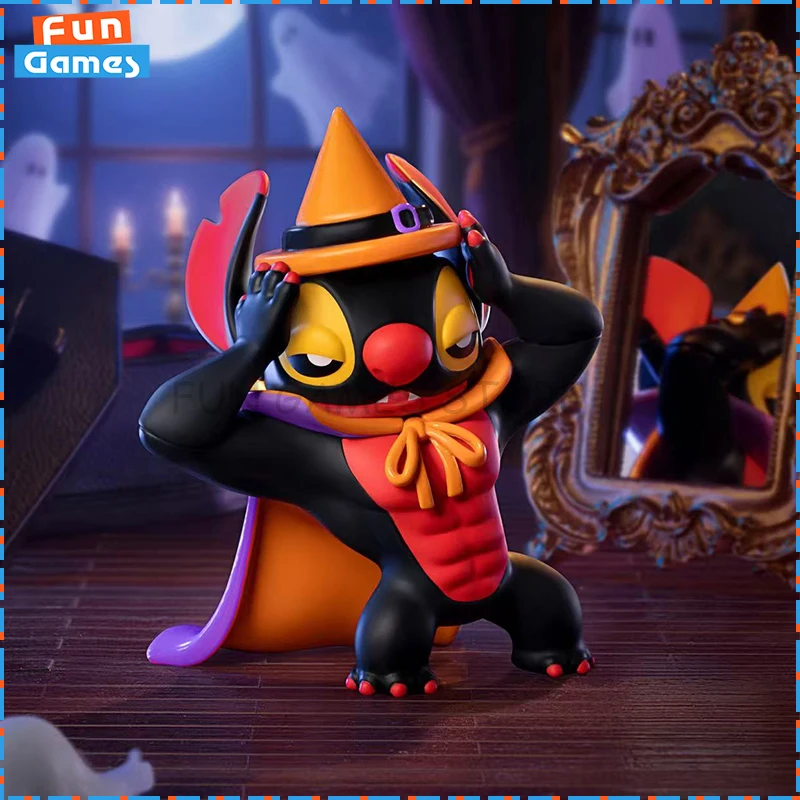 

New TOPTOY Blind Box Halloween Fantasy Night Series Mystery Box Anime Figure Stitch Cute Ornament Doll Custom Birthday Toy Gift