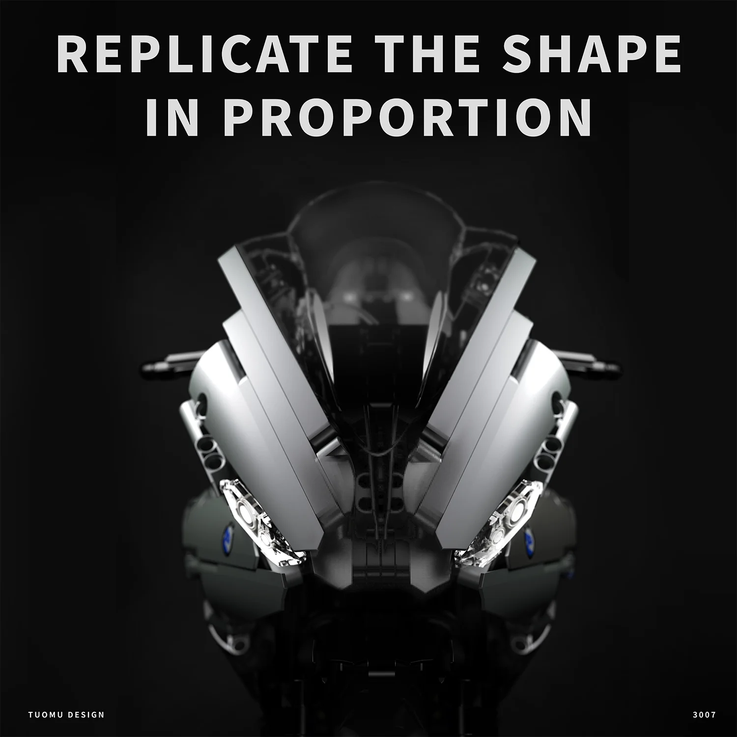 1:5 Technische Motorrad Bausteine Ziegel M1000 RR Motorrad Lokomotive Racing Auto Montieren Modell Fahrzeug Spielzeug für Kind Geschenk