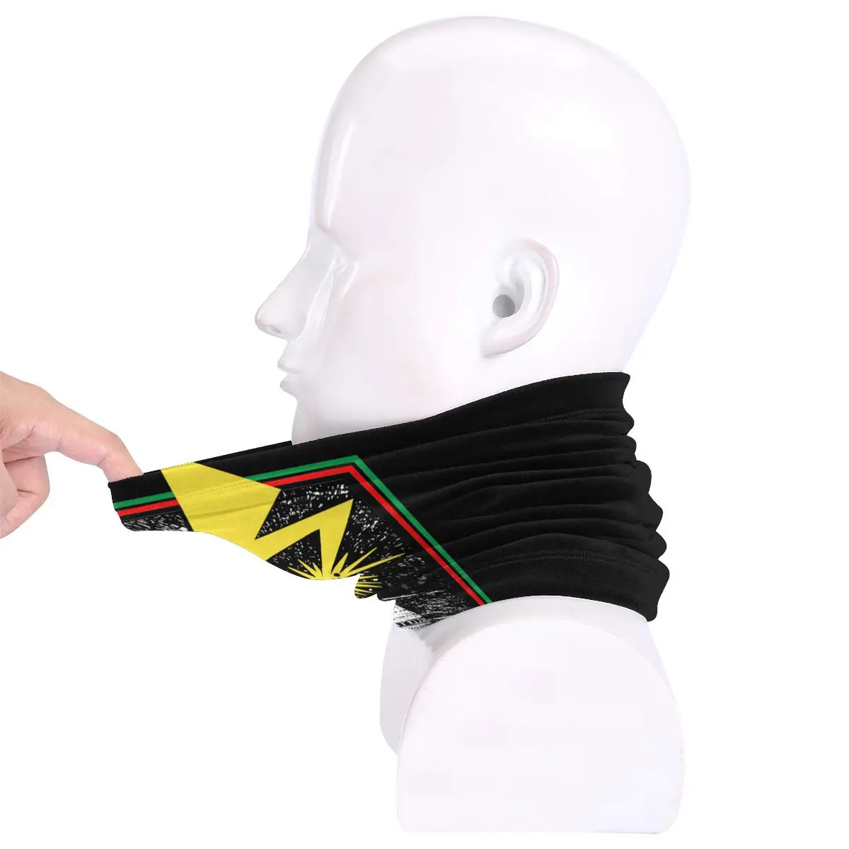 Bad Brains American Hardcore Punk Band Microfiber Neck Gaiter Bandana Scarf Ski Headwear Face Head Wrap