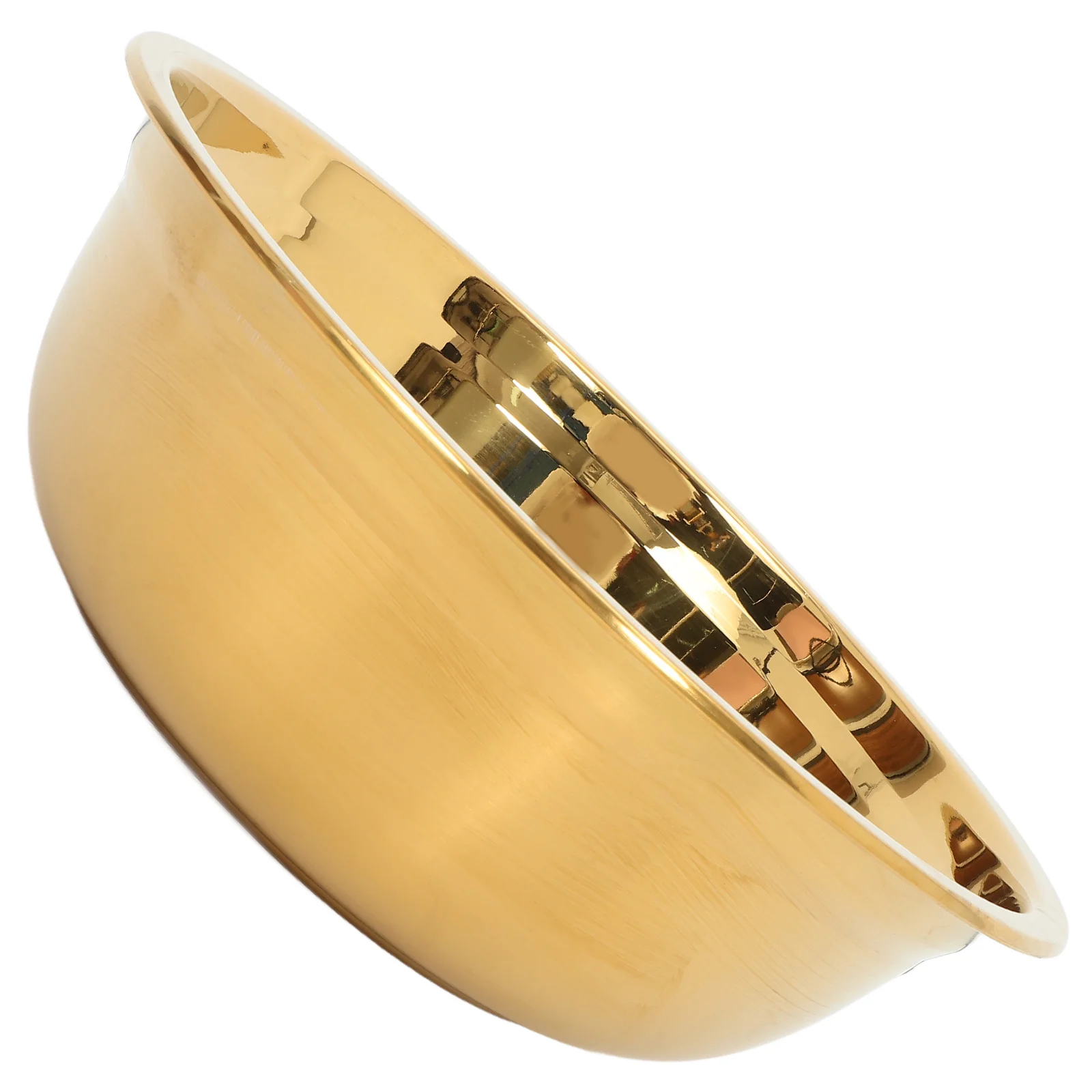 

Stainless Steel Kitchen Sink Basket Round Prep Bowl Multipurpose Basin for Home Use Stainless Steel Serving Basin