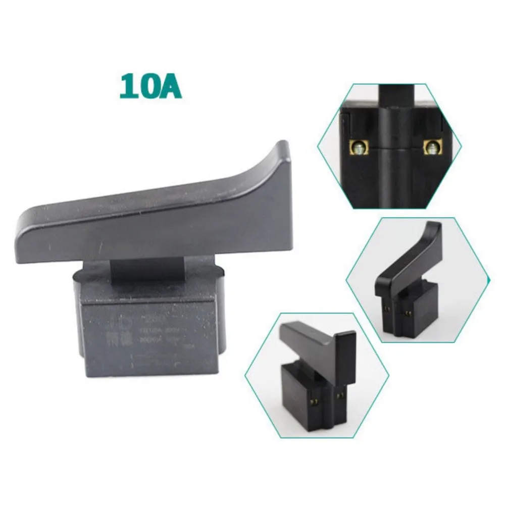 

1 PCS Electric Tool Switch Power Tool Replacement Parts Cutting Machine 355 Trigger Switch No Lock/lock For Power Tools Parts