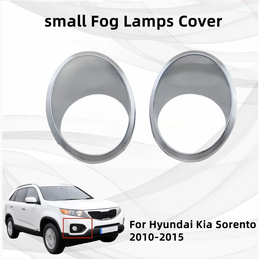 

Accessories Exterior Components Decorate Car Small Fog Lamps Cover For Hyundai Kia Sorento 2010 2011 2012 2013 2014 2015
