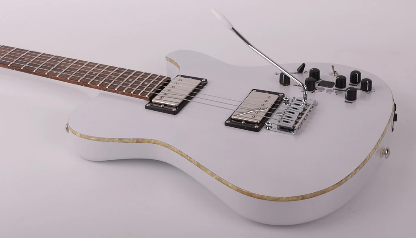 

Silent travel electric guitar portable built in effect