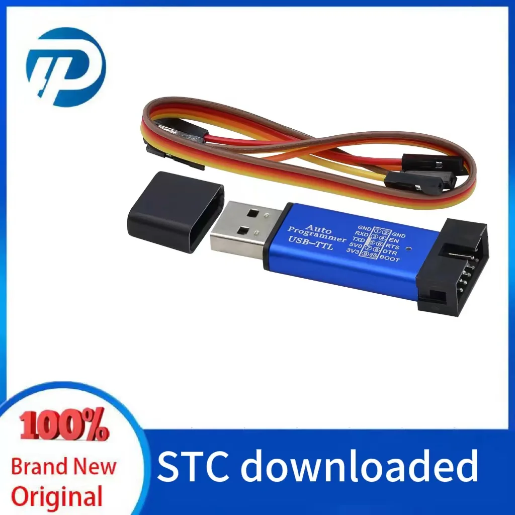 STC Download Cable MCU Programmer USB To TTL Manual Cold Start-free STCISP 3.3V/5V