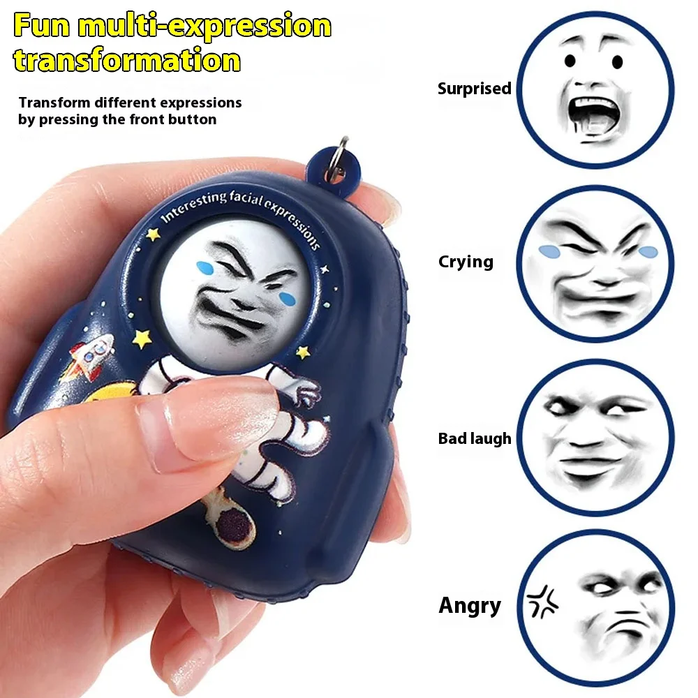 Spoof Face-changing Expression Pack Cartoon Pendantstudent Decompression Smallgift Bag Accessories Christmas Gift Birthday Gift.