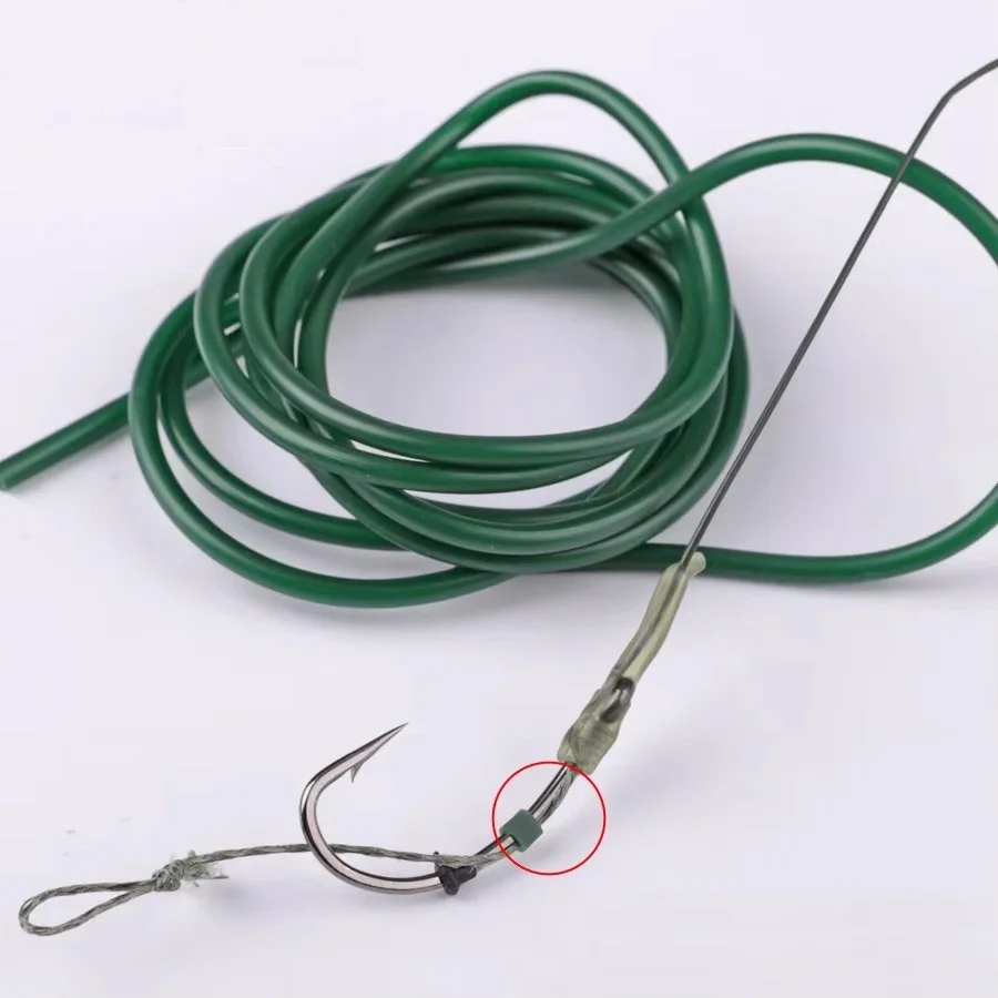 

NGB 1M/2M Anti-Tangle Rig Carp Fishing Hook Silicone Tube Tubing For Safety Lead-Clip System Sleeve Accessories