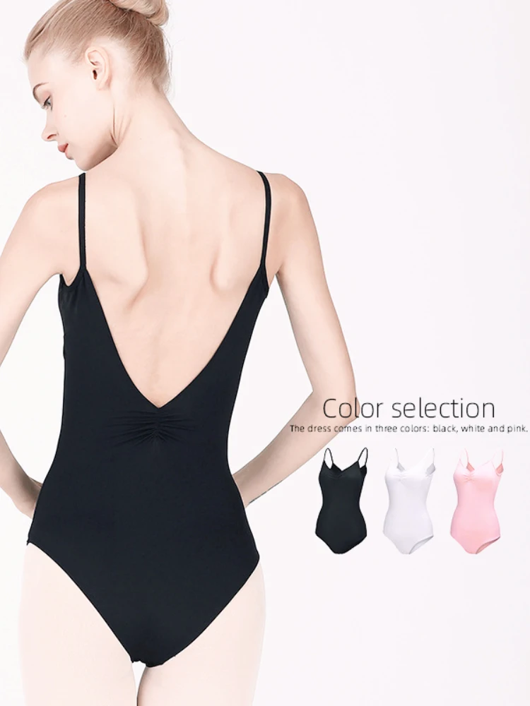 Tights, suspenders, gymnastics, ballet bodysuits, female dancers, one-piece high crotch ballet training suits