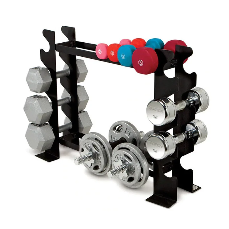 Iron Dumbbell Rack Holder Bracket Fitness Dumbbells Equipment Rack Support Stands Weightlifting Holder Accessories Home Gym