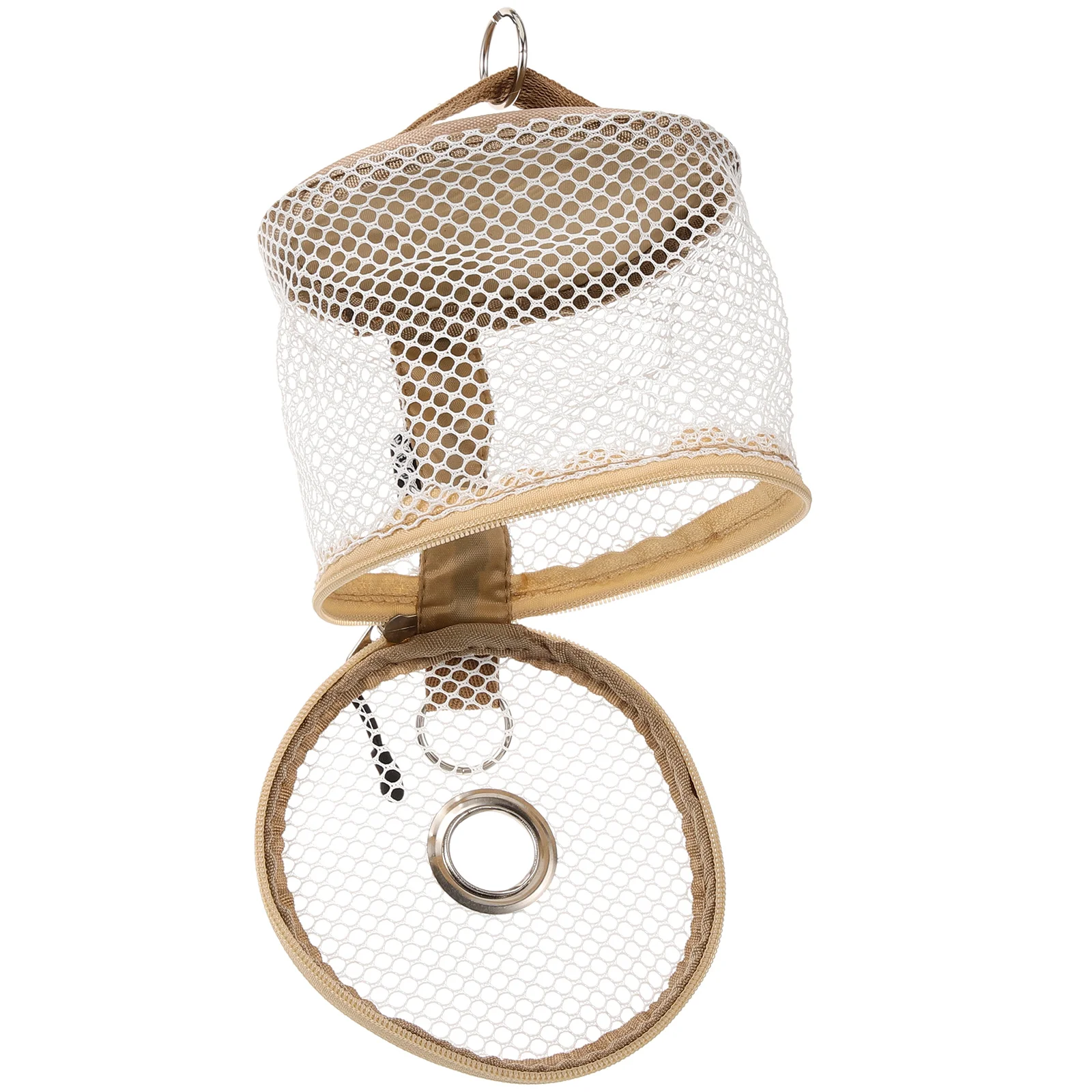 

Portable Tissue Holder Bag Oxford Cloth White Hanging Design Toilet Paper Storage Box for Home Car Camping Travel