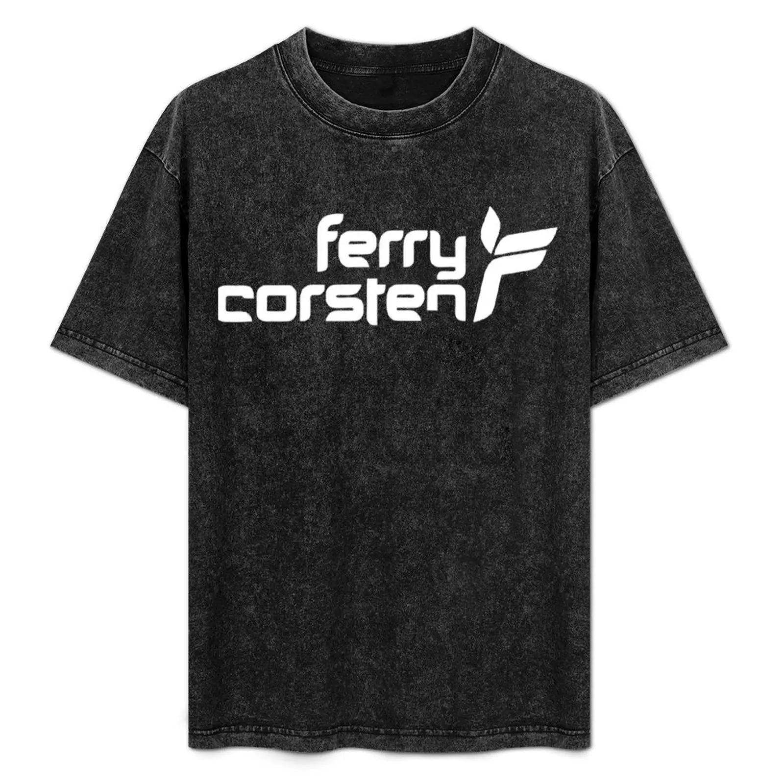 

BEST SELLING - Ferry Corsten Logo Essential T-Shirt cheap stuff blue lock Men's cotton t-shirt