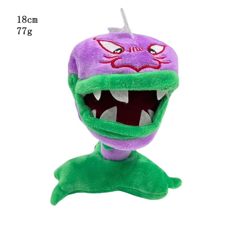 Plants vs Zombies-muñecos de peluche PVZ para niños, juguetes de peluche suaves, girasol, Chomper, melón, Peashooter, plantas, 1 piezas, 13-20cm