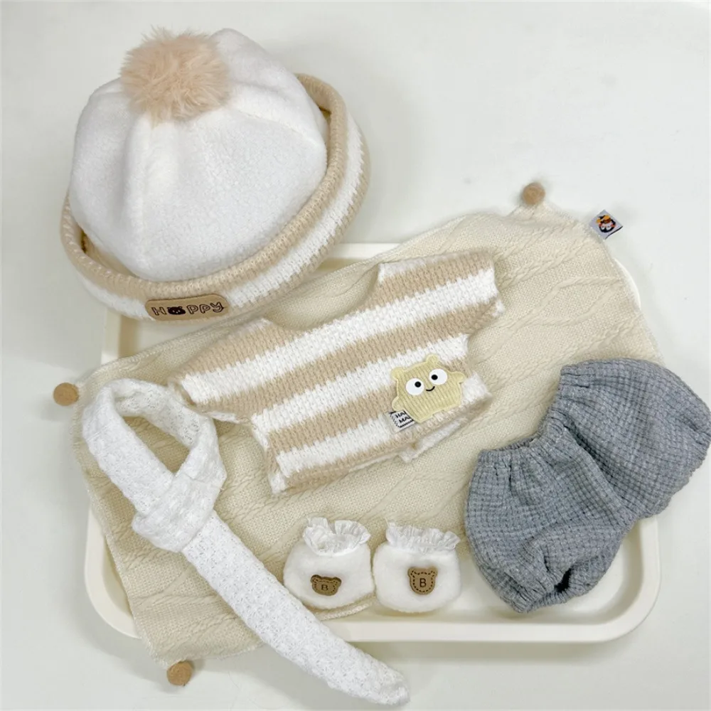 

Coat 20cm Cotton Doll's Clothes Multi Color Outfit Doll Clothes Dress Mini Winter Set Cotton Doll Outfit Dress Children Gift
