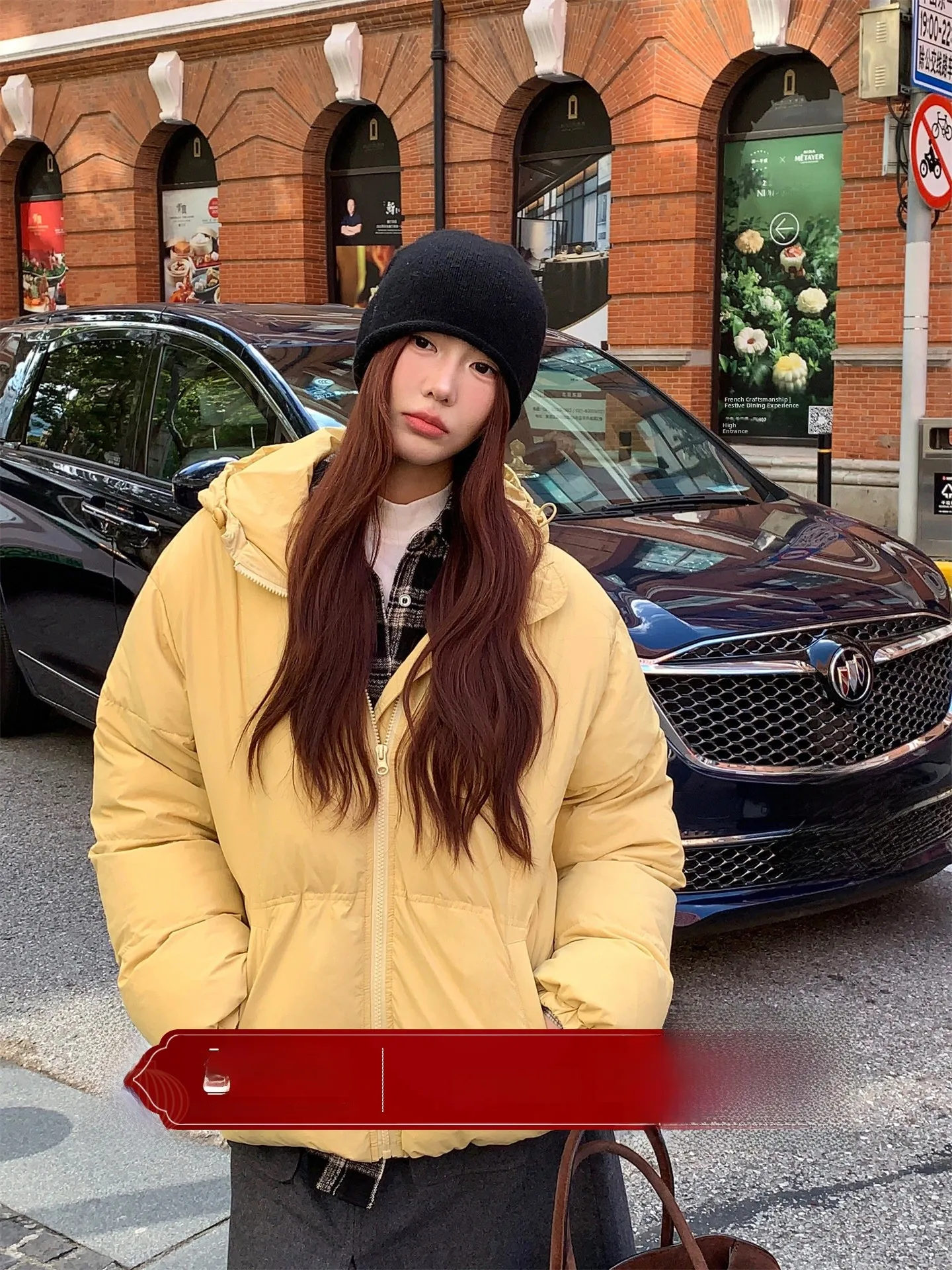 

ort Puffer Jaet Women's Loose Fit Zipper Hooded Cotton Coat Warm Bread Sle Outerwear Commute Sle Pure Color Design