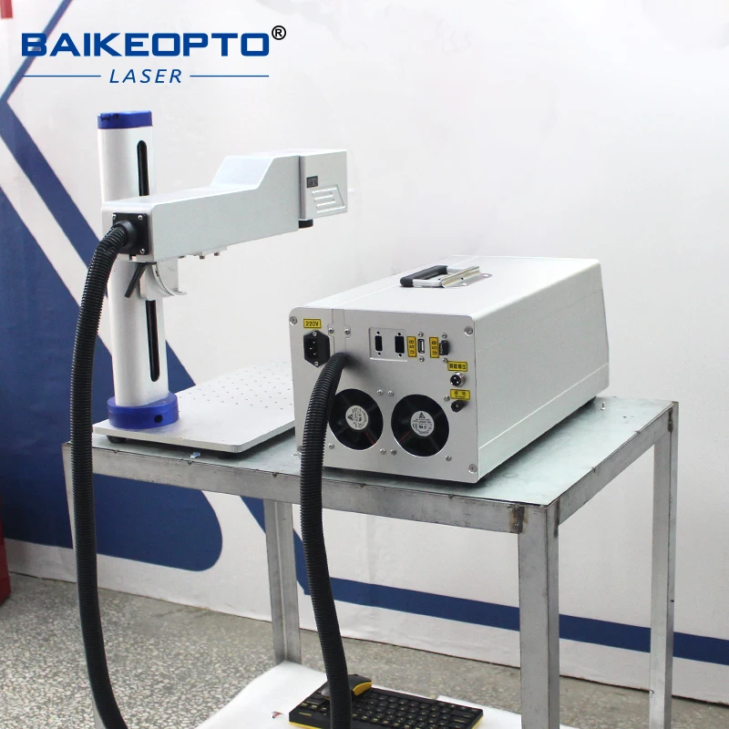 

Desktop Metal Plastic Jewelry Color MOPA Code Logo Optical Fiber Laser Marking Machines FM-450 Pro 20w