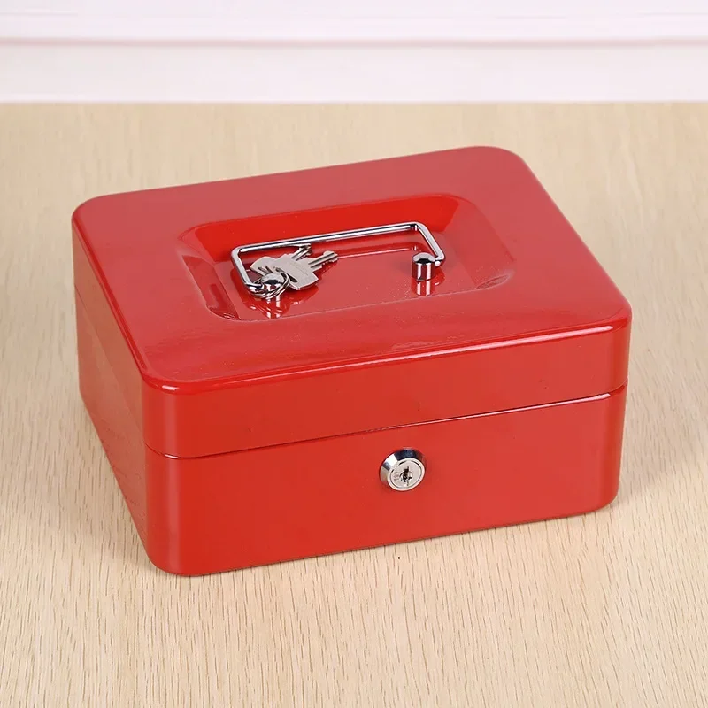 Medium-sized Fireproof Cash Box - Lockable Storage Tray for Documents, Certificates and Money, Ideal Safe Box for Travelers