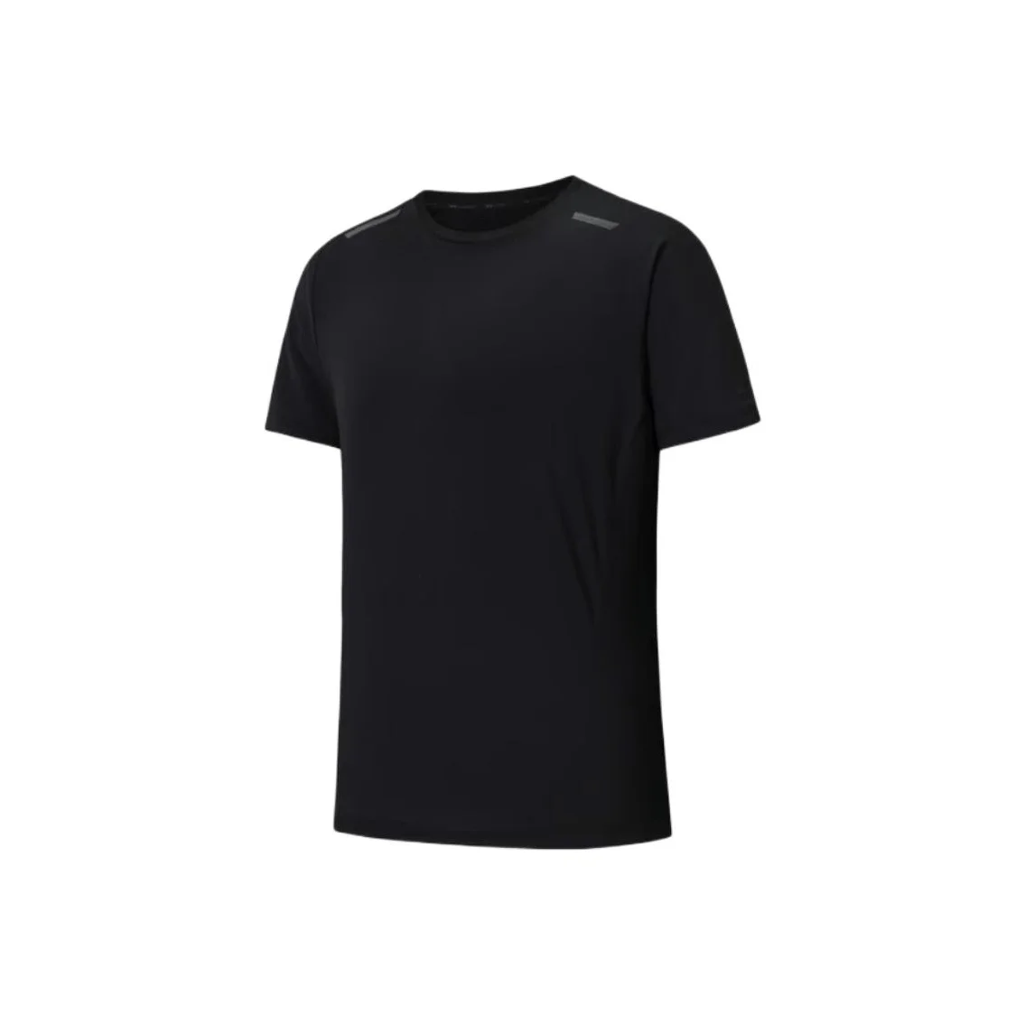ANTA Quick Dry T Shirts Men's Black Crew Neck Moderate Straight Fit 152630122-4