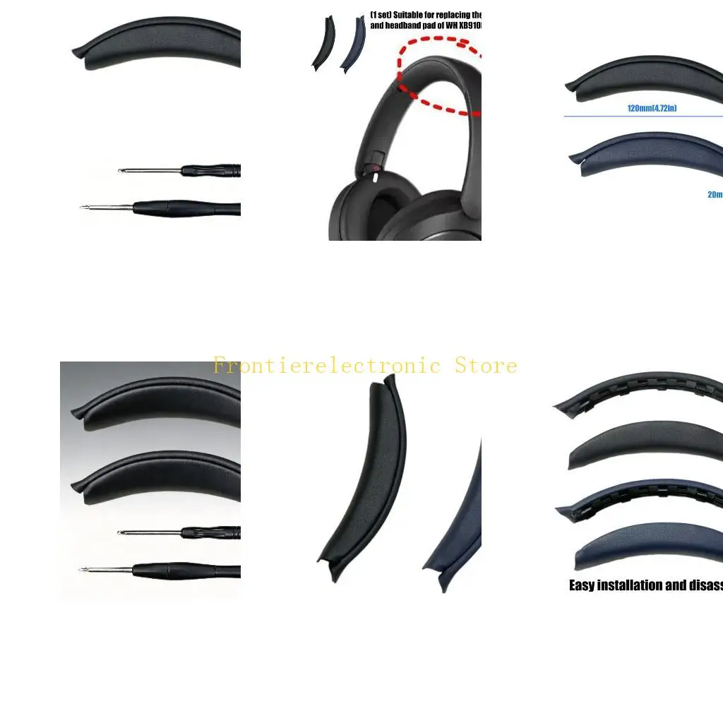 Almohadilla para diadema auriculares G8DB, acolchado suave repuesto para auriculares WHXB910N