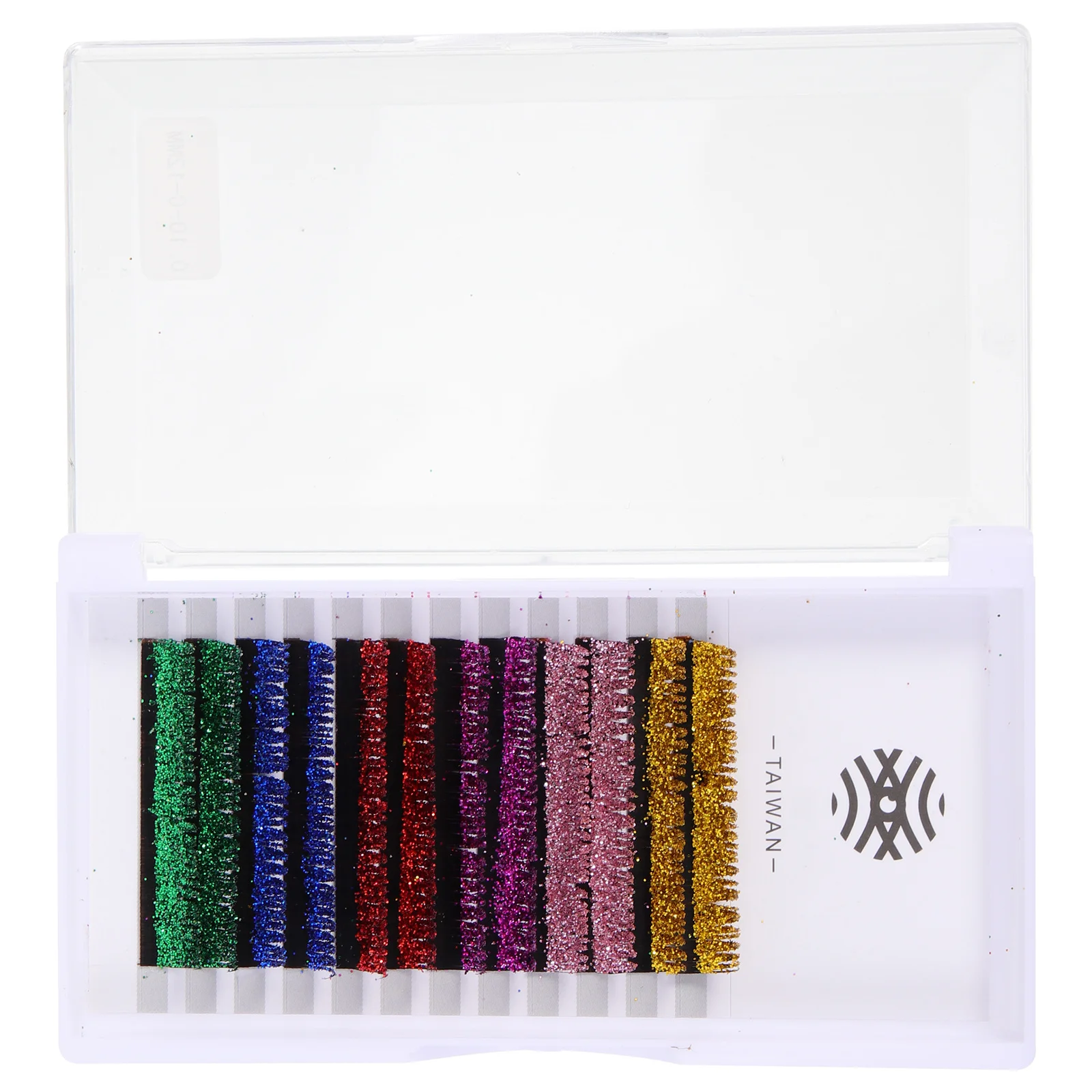 6 pares de extensiones de pestañas de colores brillantes, pestañas postizas, maquillaje DIY, Cosplay, disfraz de Halloween, fiesta, pestañas postizas, maquillaje