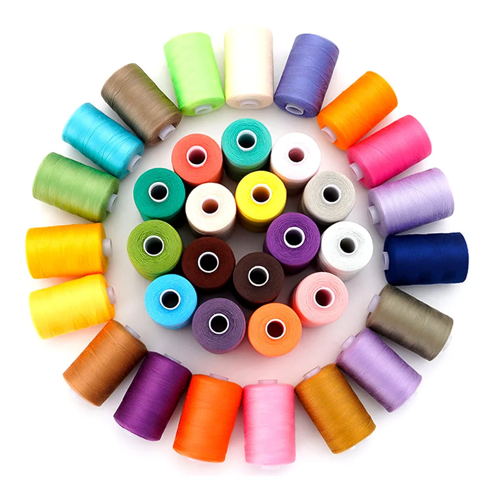 DIY Household 402 Color Hand Stitch 1000 Yard Polyester Sewing Thread Box 98 Colors Hand Sewing Thread Set