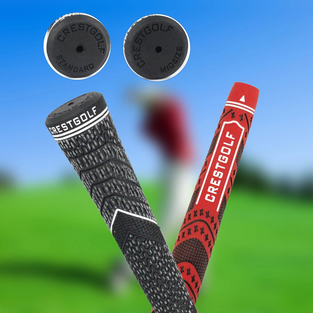 Golf Grips All Weather Performance Anti-Slip Rubber Golf Club Irons Wood Grips Standard Size 8 Colors Options 13 Pack