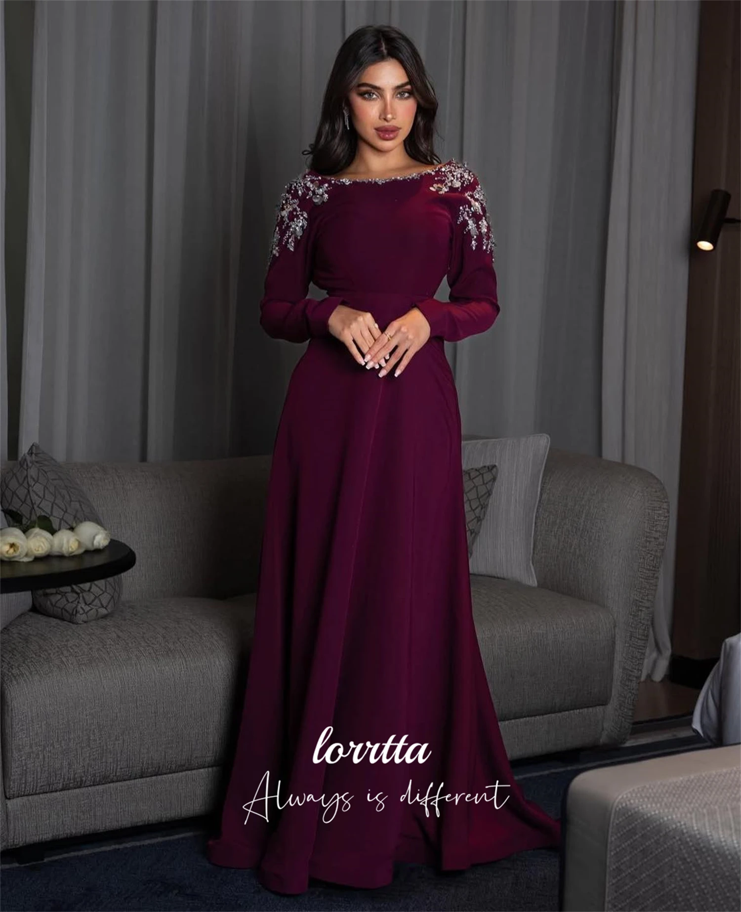 Lorrtta robe de bal personnalisée pour invité de mariage robe de soirée élégante Happy Sharon 2025 femme robe d'occasion spéciale فساتmavera