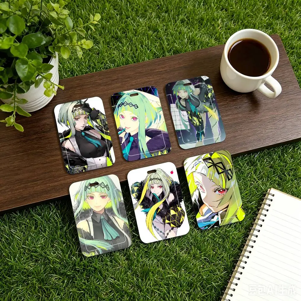 Ringo Animated Game Soul H-Hackers 2 Black Lanyard Card Holders Student Meal Cards And Campus Ids School
