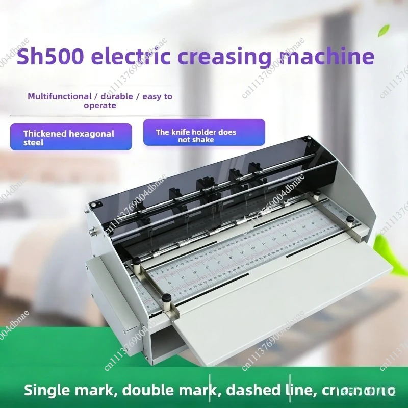 Upgrade H5000 New Electric Creasing Machine Dotted rice line flip book line book spine line creasing machine