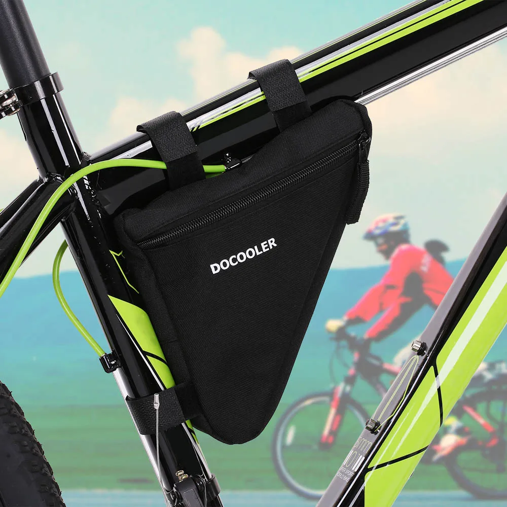 Docooler Triangle Cycling Bag Waterproof Bicycle Front Saddle Tube Frame Pouch Bag Holder Outdoor Sport Triangle Bicycle Bag