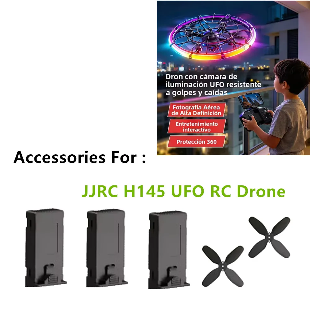 Jjrc H145 Drone Accessory Jjrc H145 Battery 3.7V 1300Mah / Propeller Blade / Us…