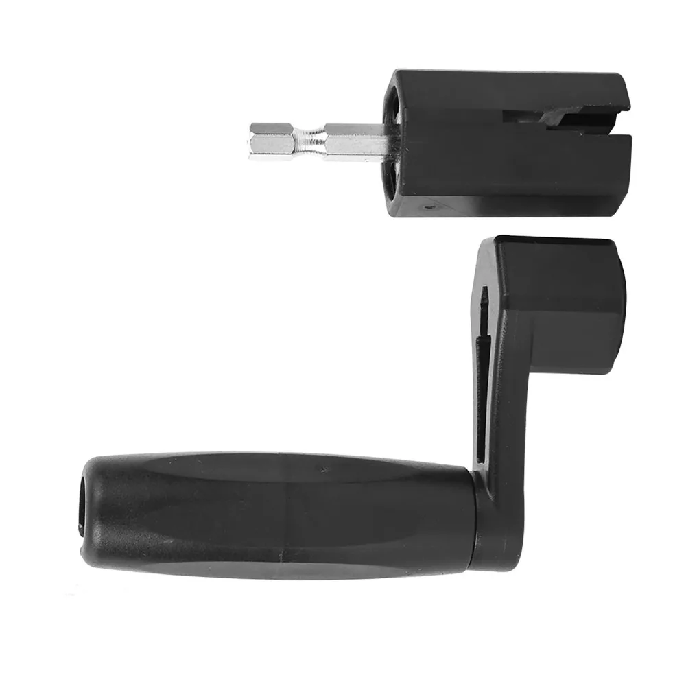 

2 in 1 Guitar String Winder​ ​Black ABS ​Peg Puller ​Electric Drill Automatic ​Hexagonal Bit ​Luthier Tool​