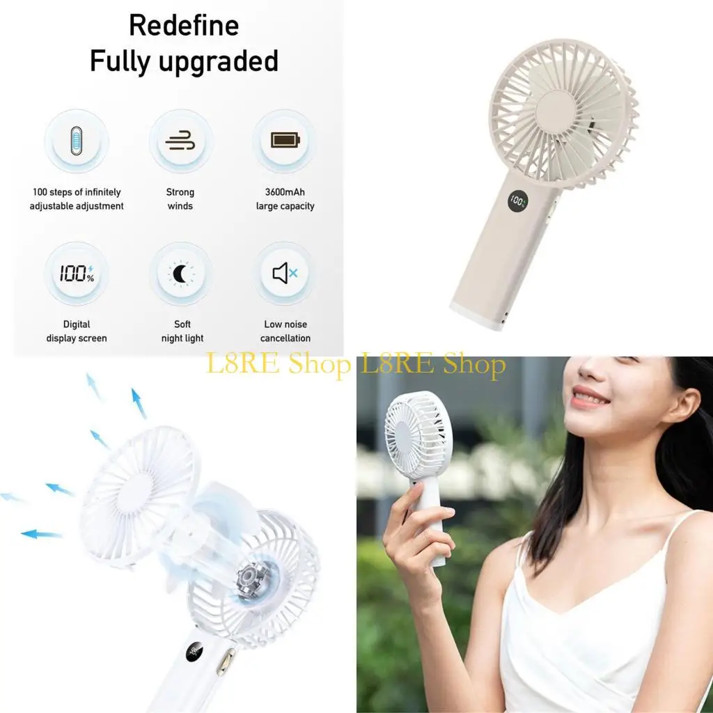 L8RE DESK FAN พัดลมขนาดเล็กด้านนอกพัดลมพัดลมพัดลมพัดลมพัดลมพัดลมพัด