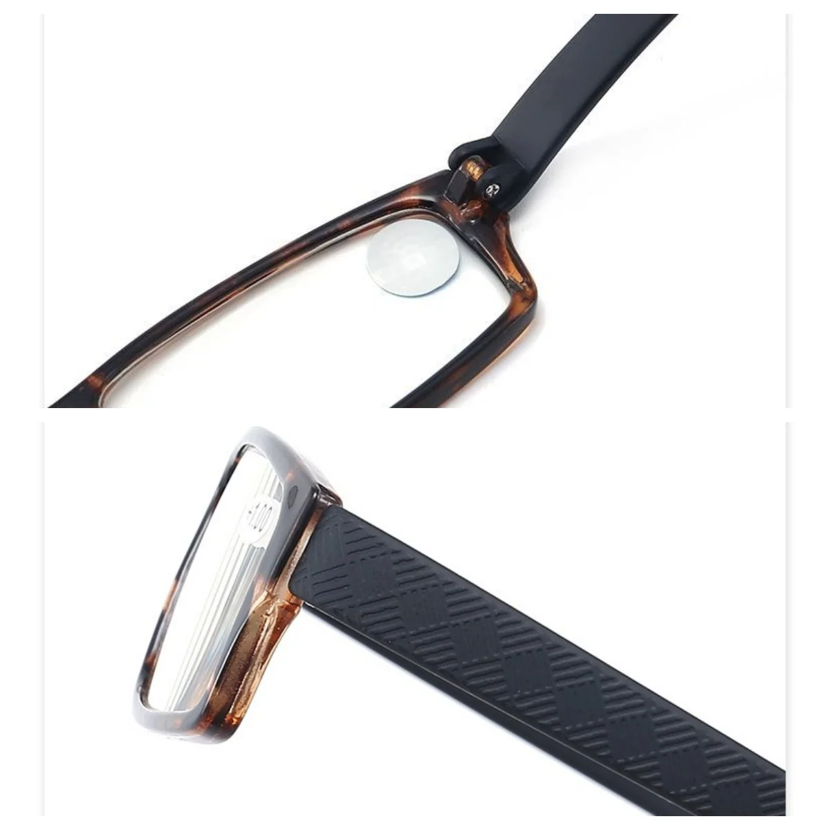 10 قطعة نظارات للقراءة الرجال خفيفة مكافحة الضوء الأزرق طول النظر الشيخوخي النظارات الذكور مد البصر النظارات البصرية + 100 إلى + 400