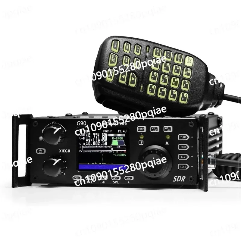 G90n/G90s HF Radio Transceiver 20W SSB/CW/AM/FM SDR Structure with Built-in Auto Antenna Tuner