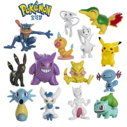 Pokemon Anime Figures Pikachu Charizard Mew Gengar Mewtwo Pocket  Monster Collection Cartoons Figure Action Model Toys Gift