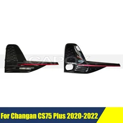 Front Bumper Fog Light Frame Cover For Changan CS75 2020-2022 Plus Front Fog Lamp Frame Foglight Frame