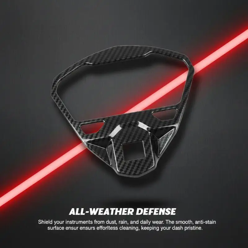 CLICK 125 V3 Speed Dashboard Panel Gauge Cover Carbon Fiber Protector Decoration for Biking Accessory