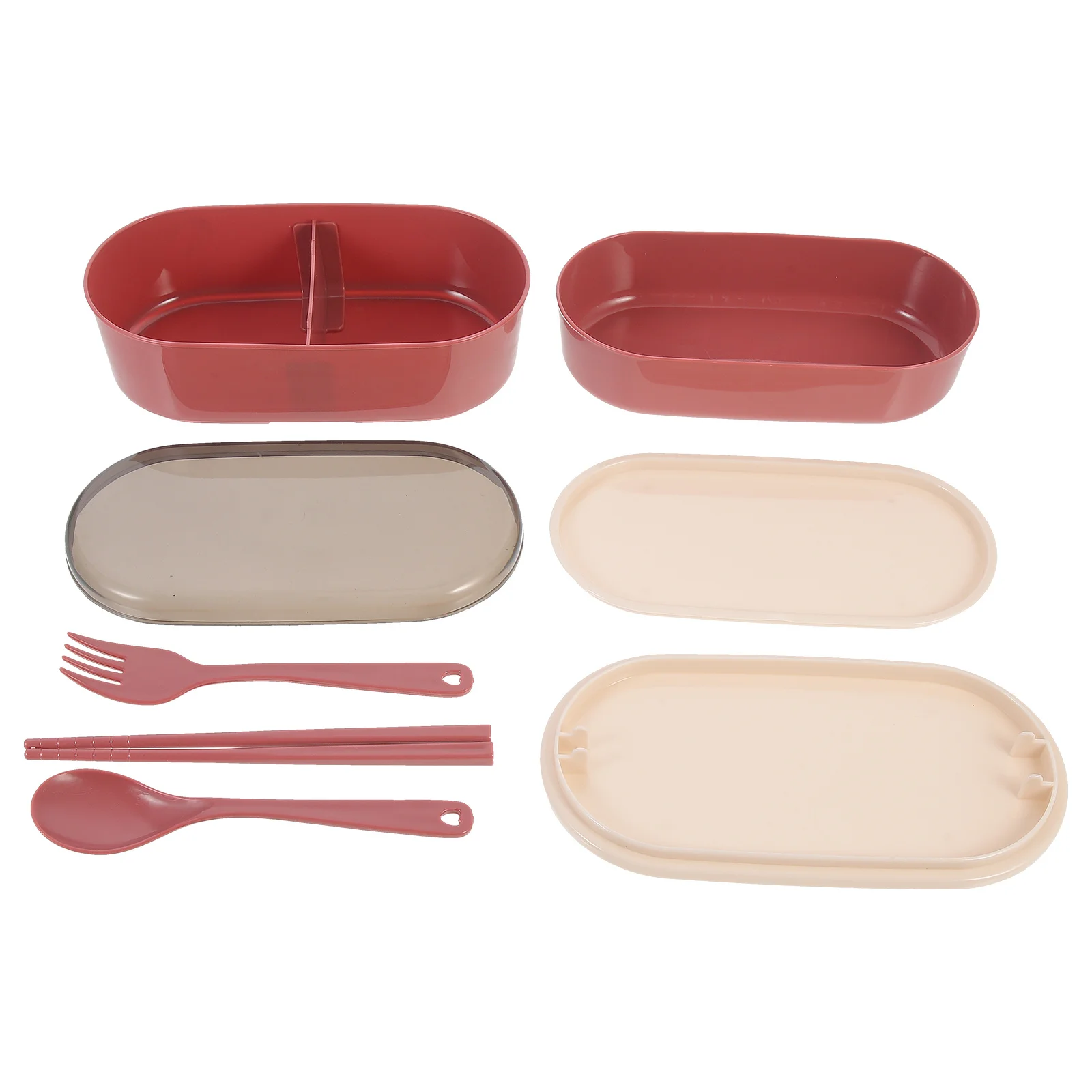

Japanese Lunch Food Storage Container PP Material Leakproof Safe for Students Office Workers Camping Outdoor