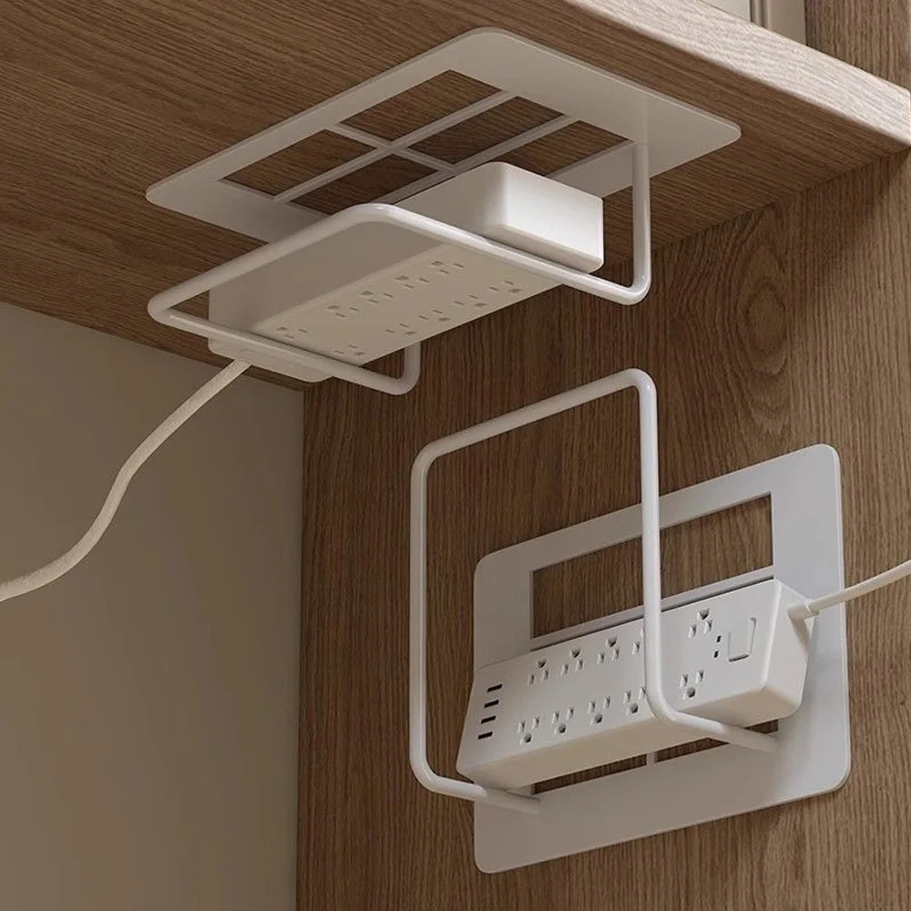 Easy to install non drilling wall mounted router bracket - multi-purpose storage rack, box placement, WiFi rack, bookshelf