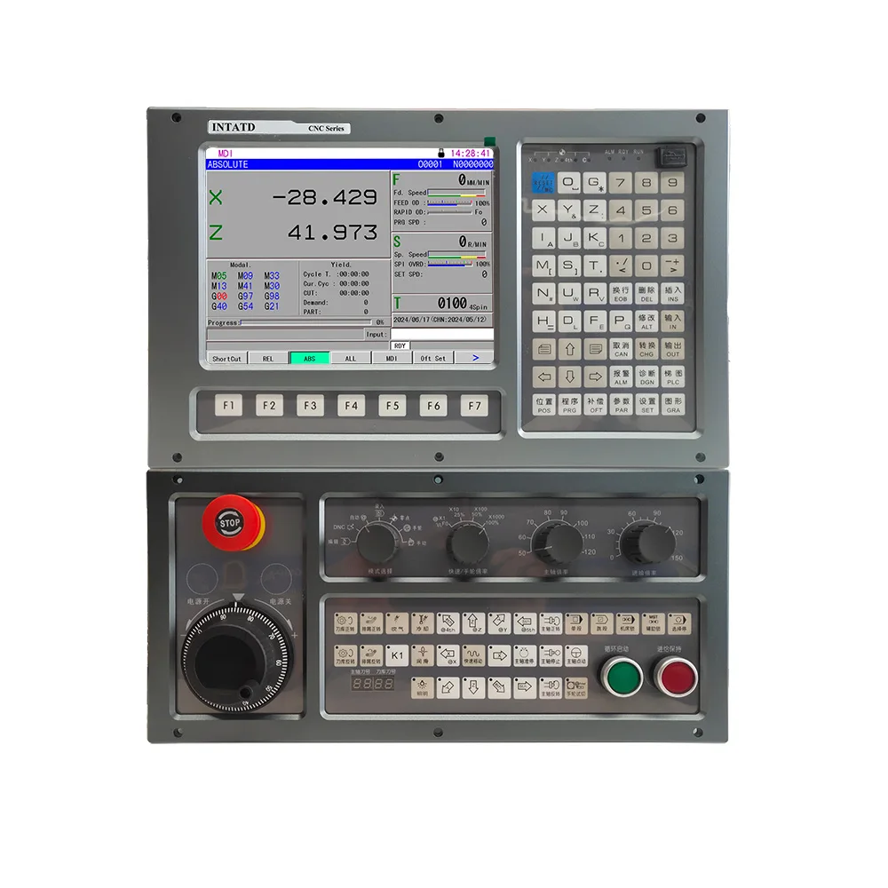 CNC ATD980THa-2 Axis Lathe Controller with Complete CNC System Kits To Retrofit Lathe Grinding Machine Turning Center