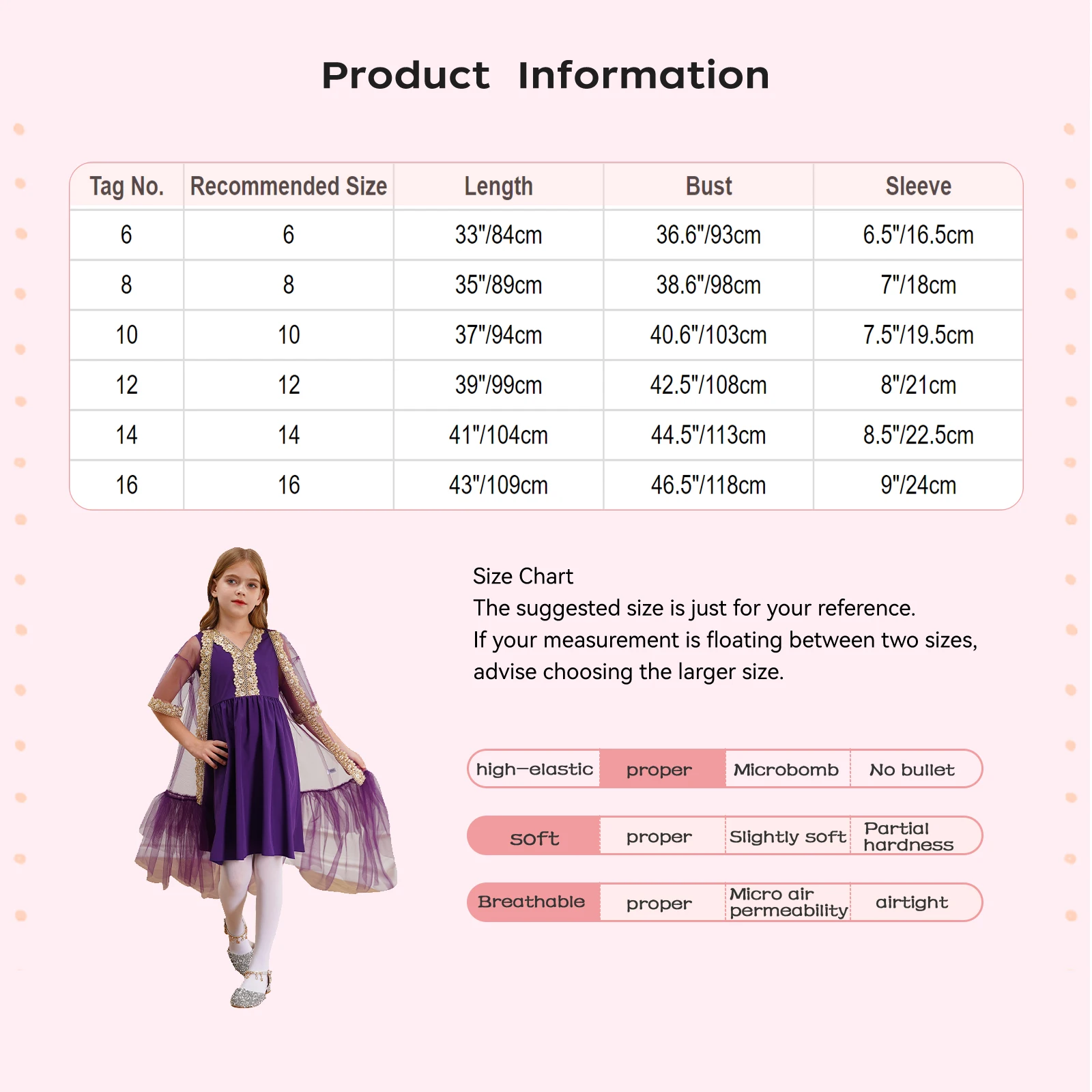 Kids Girl Glittery Embroidered Applique Trim Tulle Cloak Elegant Short Sleeve Open Front Ruffled Dress for Wedding Party Banquet image 6