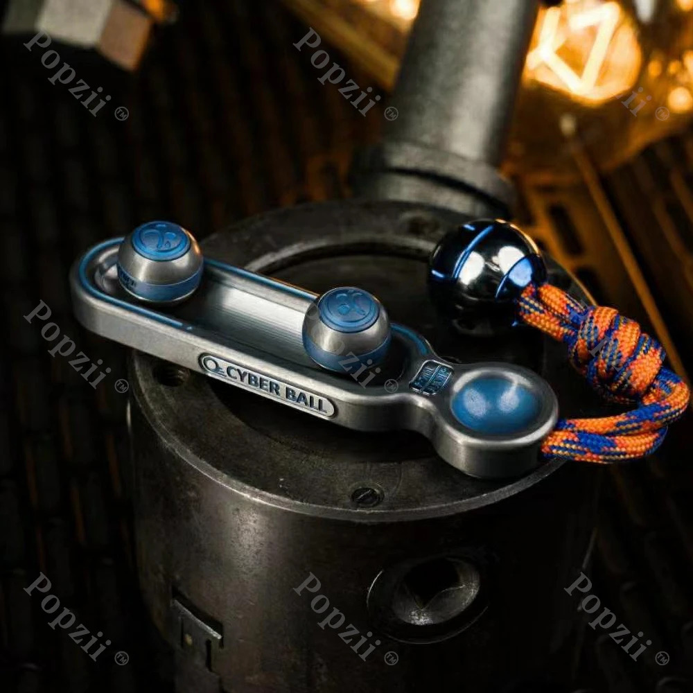 Juguetes de Metal Dz Cyber Ball, deslizador de empuje, juguetes para aliviar el estrés, múltiples formas para jugar, Spinner de cuentas EDC, juguetes inquietos