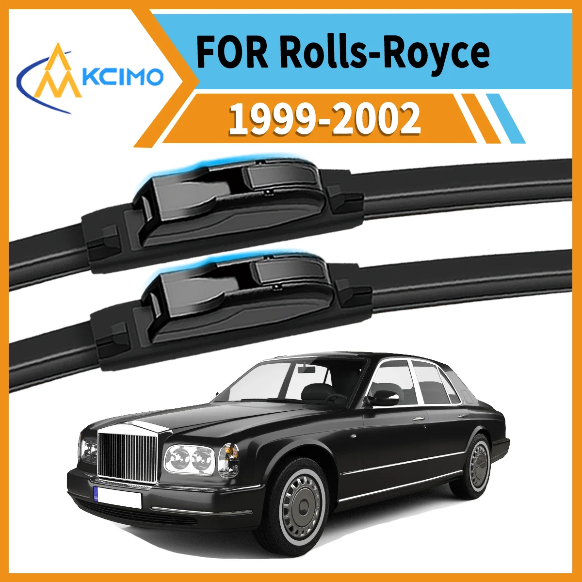 

2PCS Car Front Wiper Blades for Rolls-Royce Silver Seraph 1999–2002 Crystal Clear Visibility & Enhanced Driving Safety
