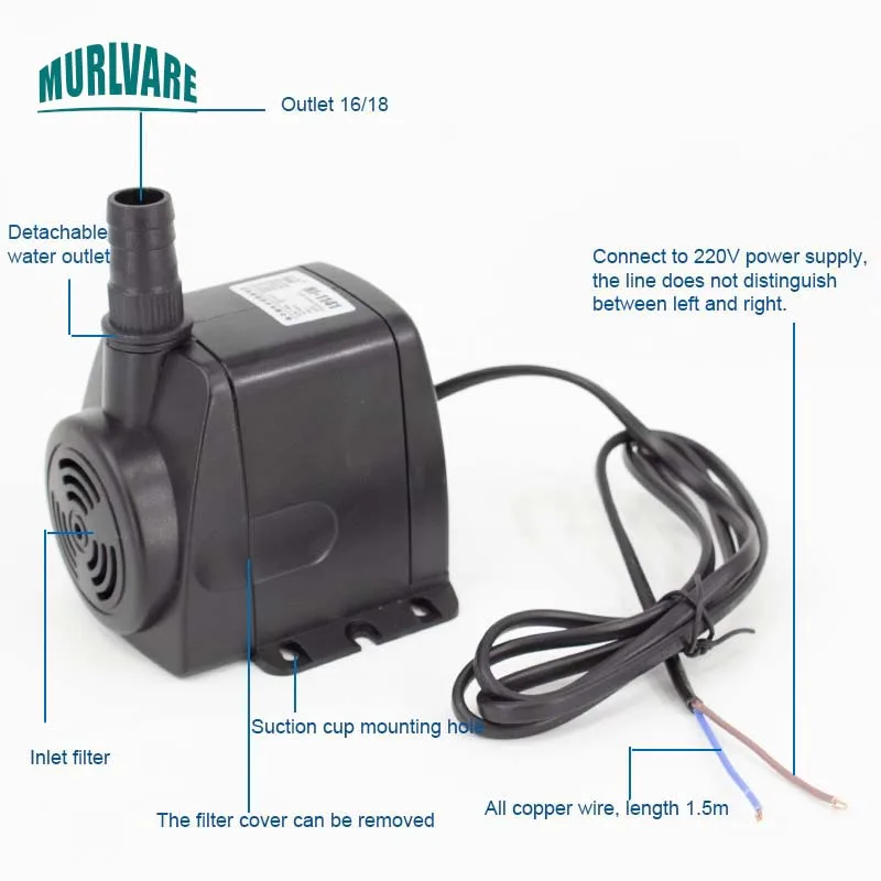 Ice Maker Water Pump HJ-1141 AC220V-240V 22W Water Pump Circulation Pump For Ice Machine