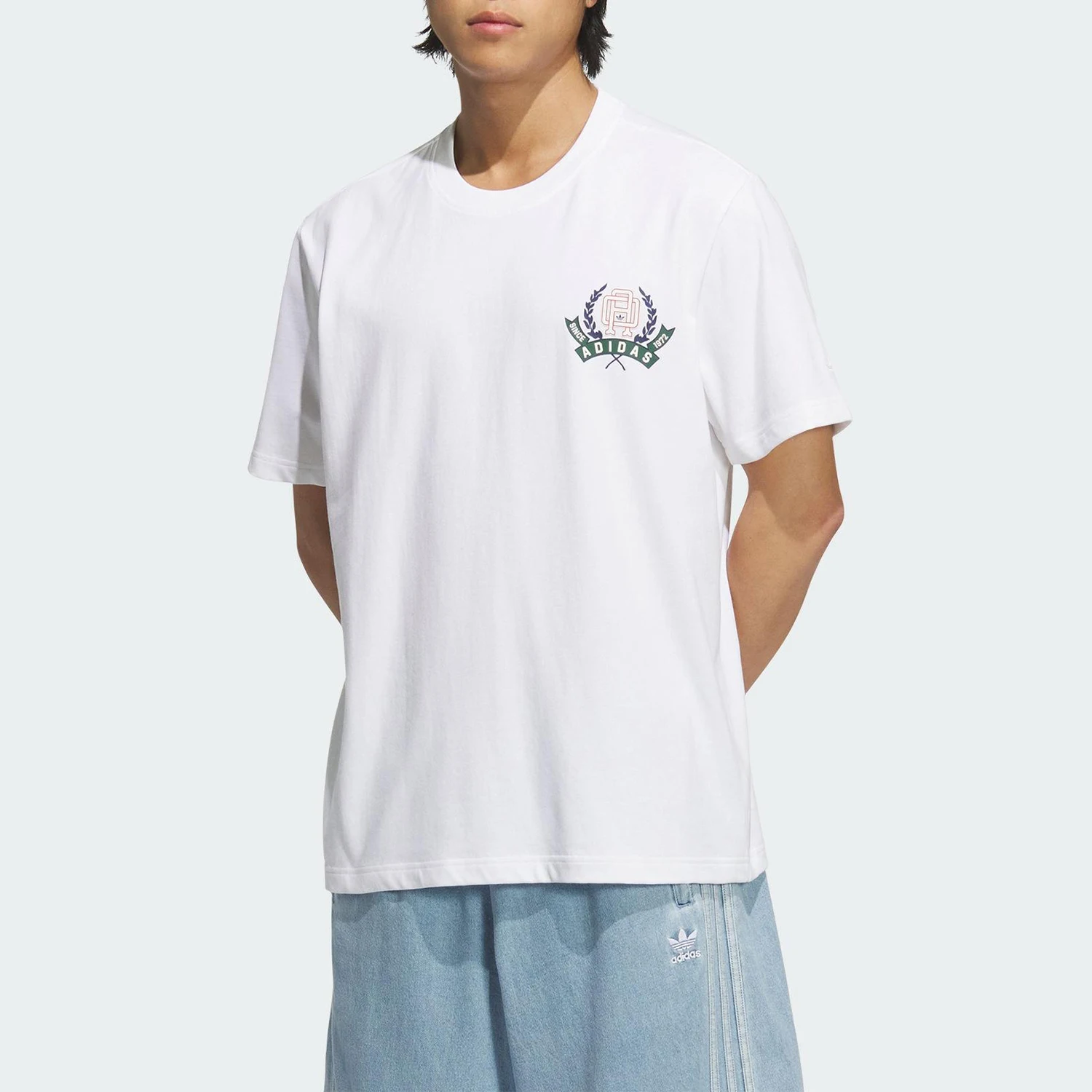 

Adidas Originals Men's Knitted Casual Breathable T-shirt KD1841