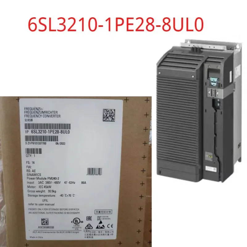 

6SL3210-1PE28-8UL0 Brand new SINAMICS G120 Converter, PM240-2, FSE 6SL3210 1PE28 8UL0