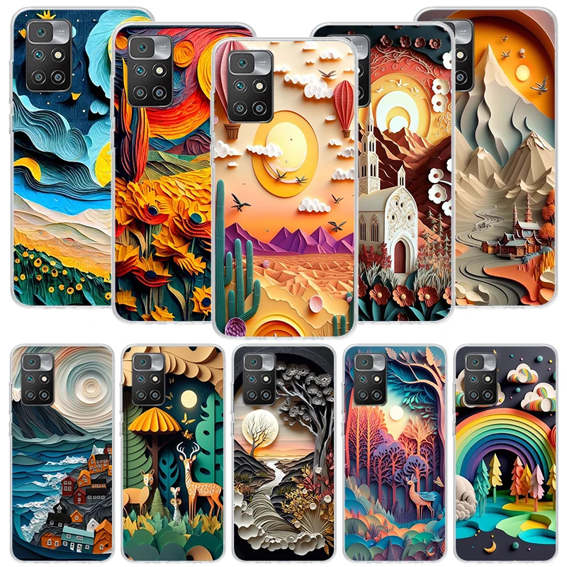 Natural Trees in Mountain Ranges Phone Case for Samsung Galaxy A54 A53 A52 A14 A13 A12 A24 A23 A22 A34 A33 A32 A04S A03S A02S A4