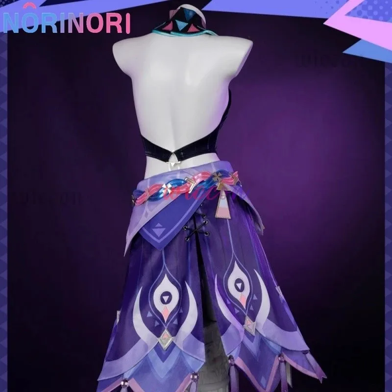 

25COSGenshin Impact Новая Citсласля Косплей Костюм Парик Татуировки Наклейки Citсла Розовый Фиолетовый Парик Мастера Ночного Ветера Косплей