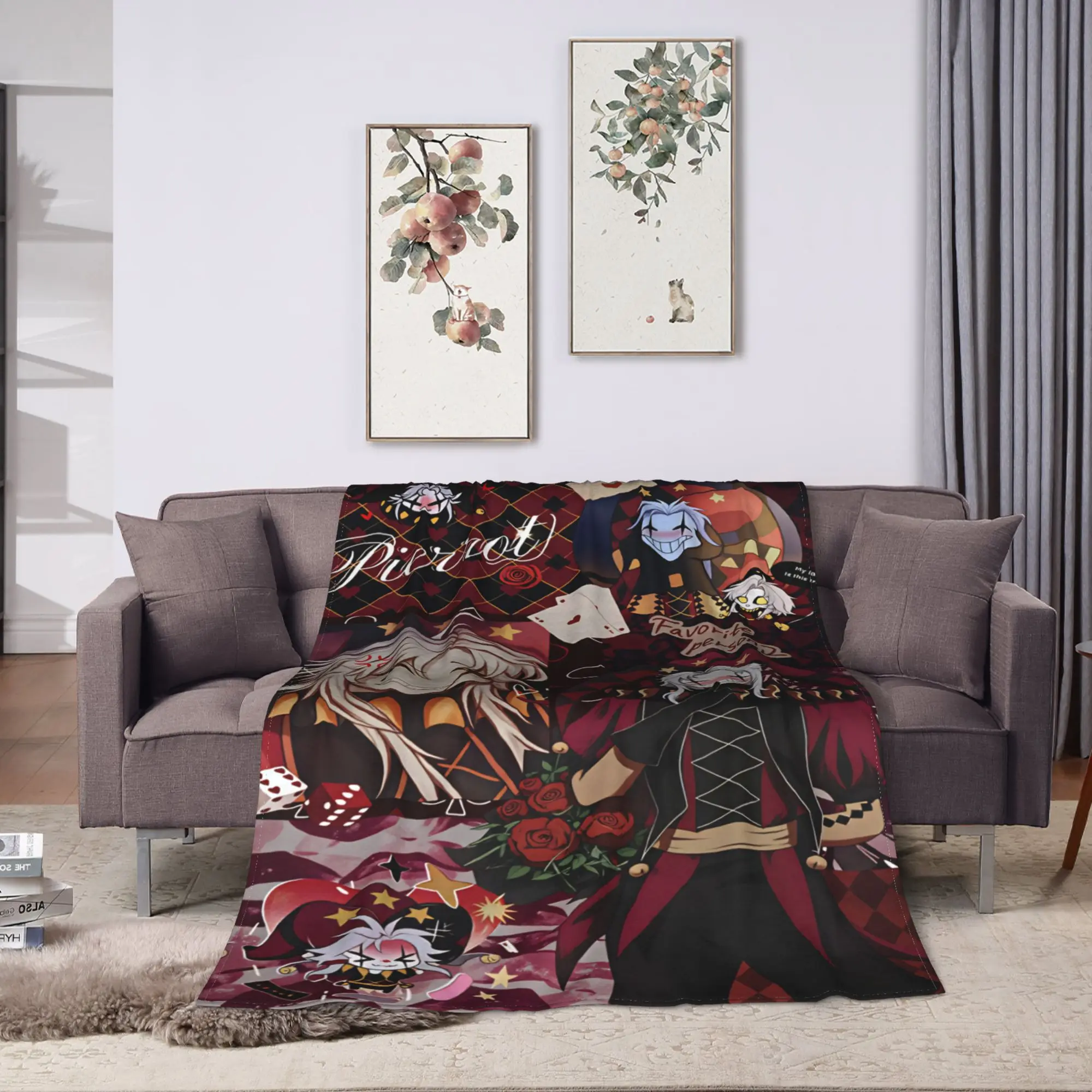 The Freak Circus  Warm Soft Blanket  Boy Girl Plush Throw Blanket Pattern Outdoor Flannel Bedspread Sofa Bed Cover