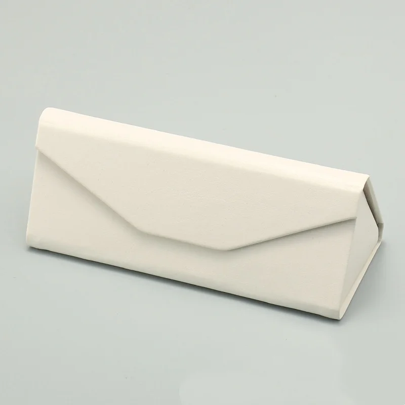 Fashionable and High-End Glasses Storage Box Can Hold Various Glasses Pressure-Resistant Triangular Folding Glasses Cases