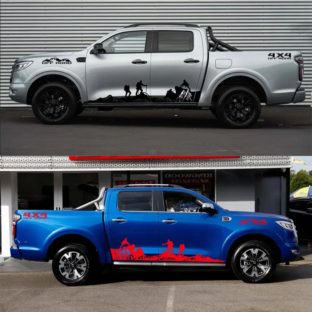 

Car Vinyl Decal Mountain Climbing Sticker Waterproof Removable for Car Motorcycle Laptop Auto Body Decoration Sticker